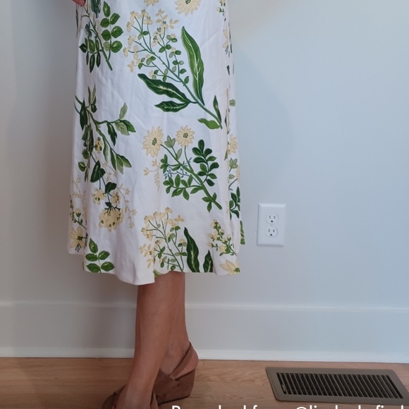 Ann Taylor LOFT SUNDRESS W side zipper Size 6P Fully lined - Picture 9 of 10